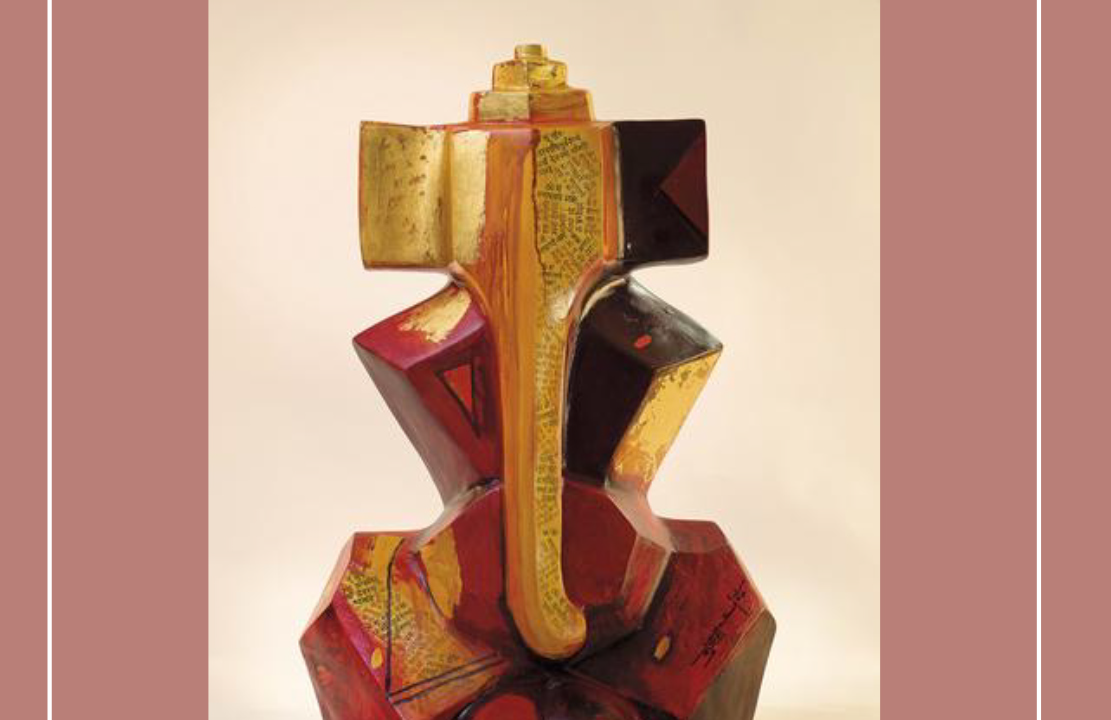 Ganpati in colorful strokes