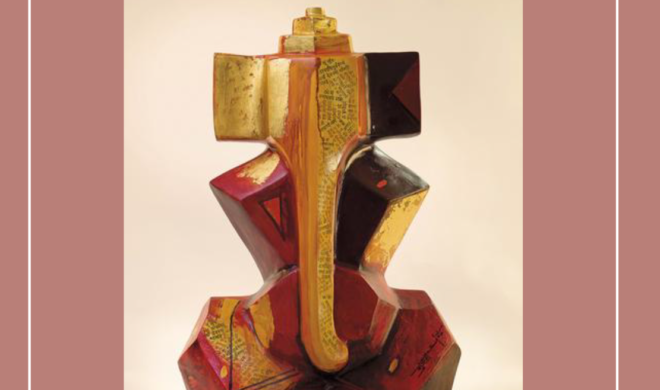 Ganpati in colorful strokes